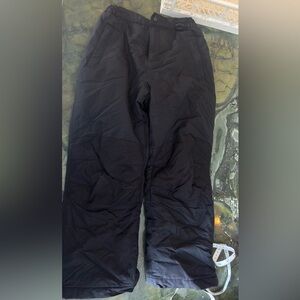 Lands' End Youth black snow pants